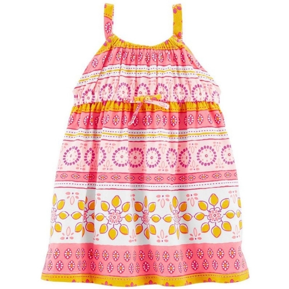 Carter's Other - Baby Girl Carter's Mixed Print Tank Dress